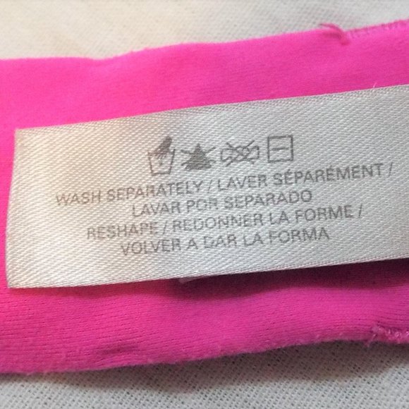 Victoria's Secret Hot Pink Push-up Bra Size 34D - Picture 7 of 9